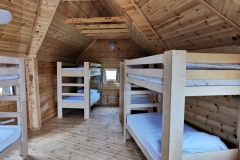 Timber yurts bunk beds